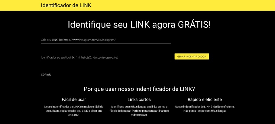 Indentificador de Links